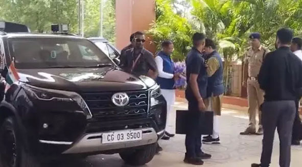नया रायपुर सर्किट हाउस में बीजेपी की बड़ी बैठक शुरू